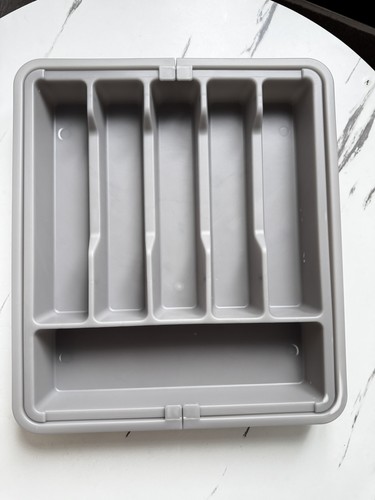 Expandable cutlery tray - expandable,