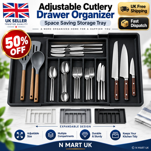 Cutlery drawer organiser - drawer,