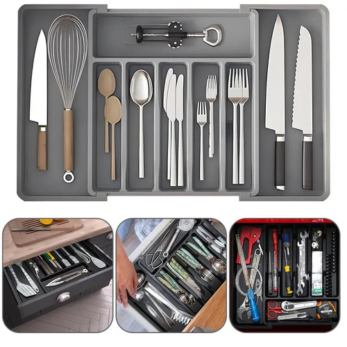 Expandable tray cutlery - expandable,