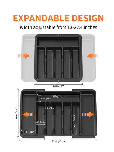 Cutlery drawer organiser - drawer,