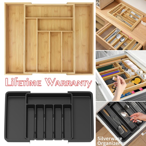 Extendable cutlery tray - extendable,