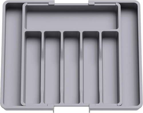 Extendable cutlery tray drawer - extendable,