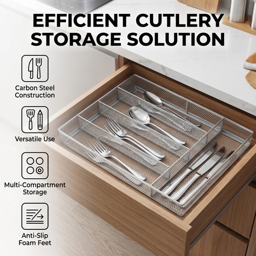 Cutlery tray organiser - cutlery, 5