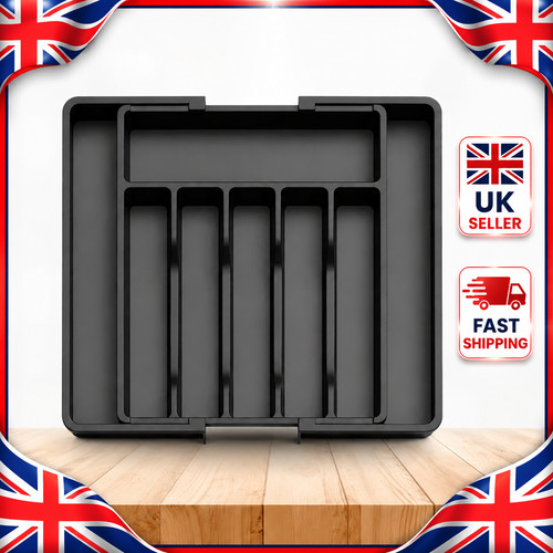 Extendable cutlery tray - extendable,