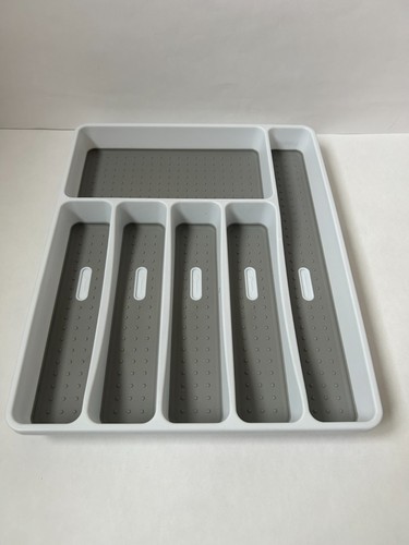 Non slip white cutlery storage - non,