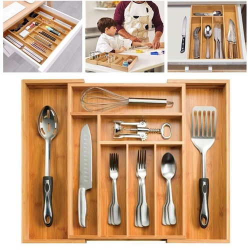 Extendable cutlery tray - extendable,