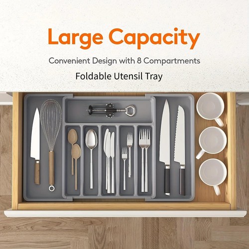 Adjustable cutlery drawer - cutlery,