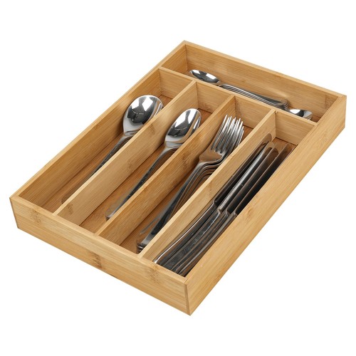 Compartment bamboo cutlery - 5,