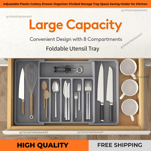 Extendable cutlery tray - cutlery,