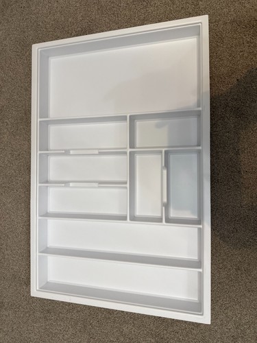 White cutlery tray - cutlery,