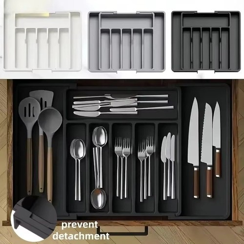Extendable cutlery tray - cutlery,