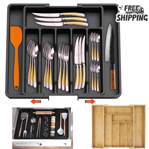 Extendable bamboo cutlery - extendable,