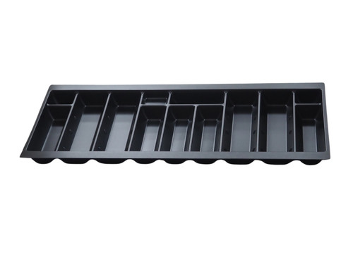 Quality black cutlery tray - cutlery,