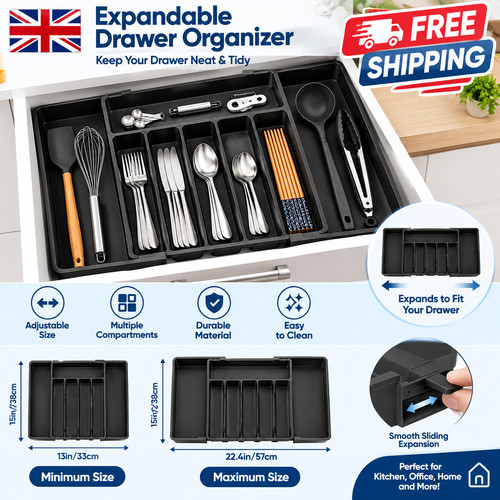 Extendable cutlery tray - cutlery,