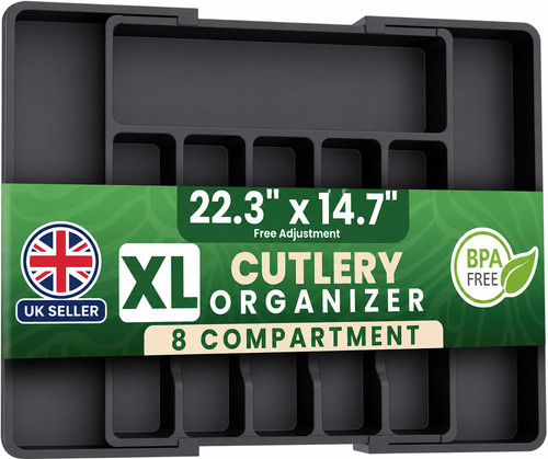 Expandable cutlery drawer - expandable,